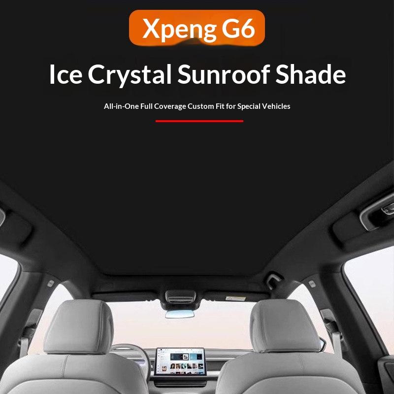 Fit For XPeng G6 2023-2025 Car Sunroof Sunshade Curtain Cooling Heat Insulation Canopy Modification