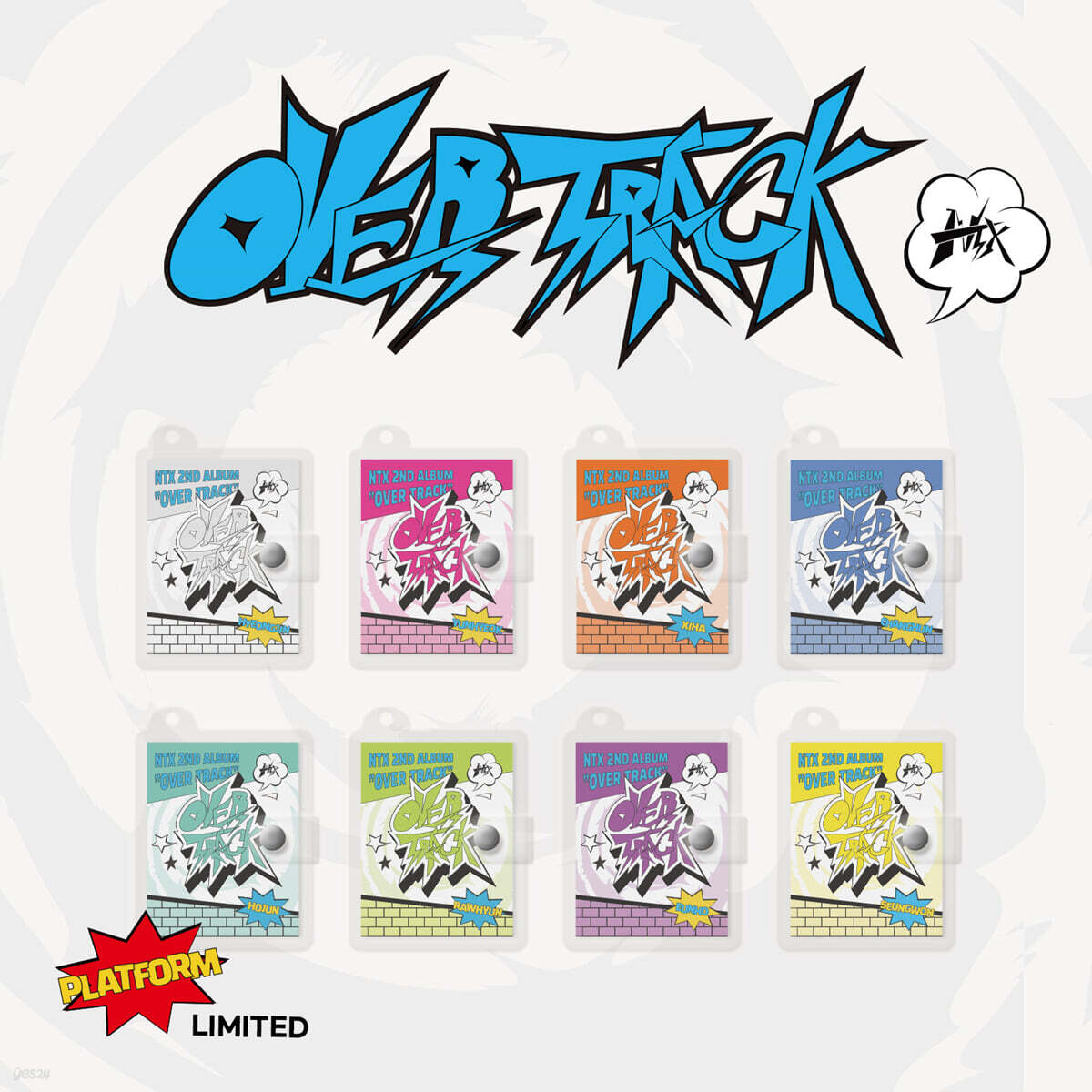 

NTX - OVER TRACK [BINDER KEYRING Ver.] [1 out of 8 randomly sent]