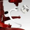 Ersatzteil für mit Spirale beschichteten Knethaken aus Metall für KitchenAid 6QT-Küchenmaschine.