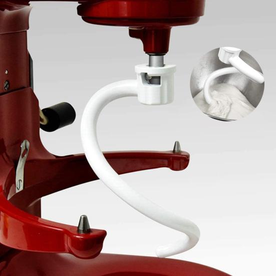 Piesă de schimb pentru cârlig de aluat acoperit cu spirală din metal pentru mixerul cu suport KitchenAid 6QT