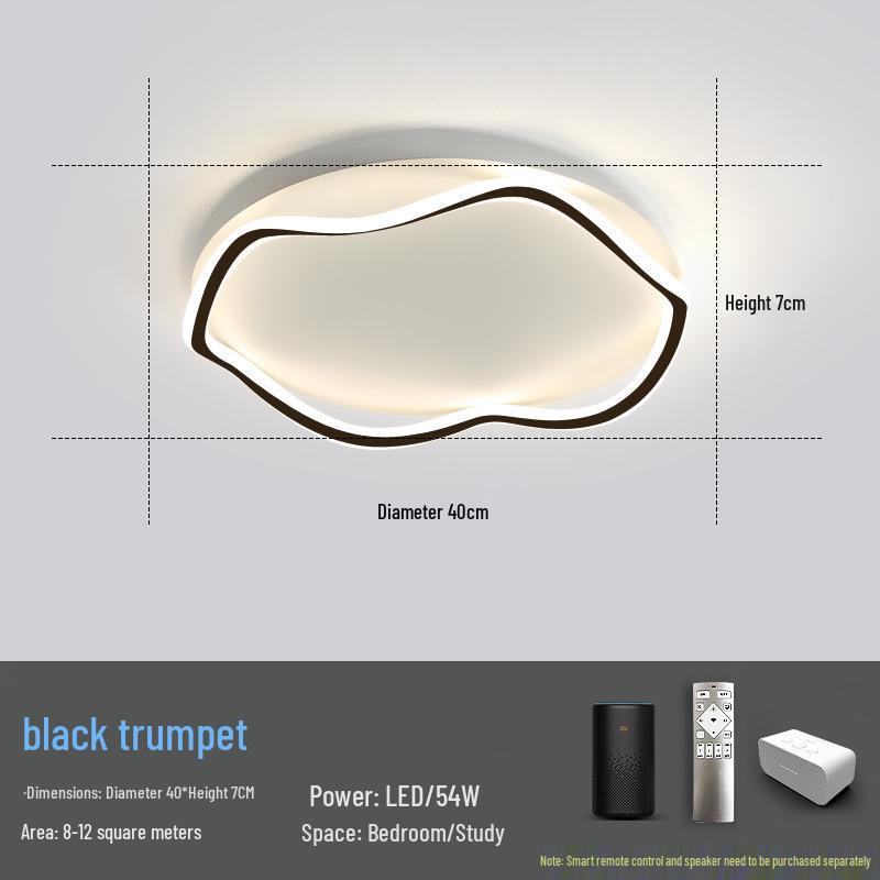 Modern Nordic Master Bedroom Ceiling Light with Smart Mijia & Tmall Genie Support for Home & Study Room