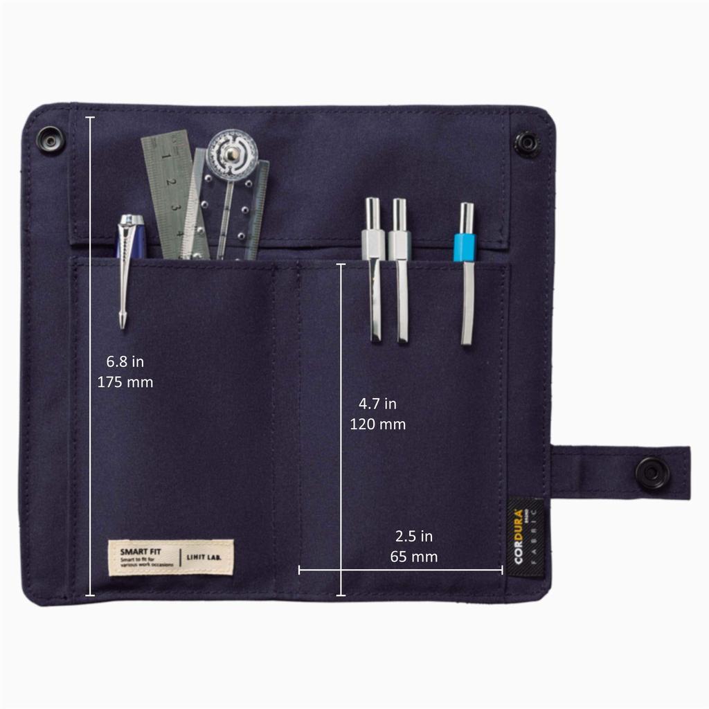 LIHIT LAB Smart Fit Pencil Case, Olive, A7585-22