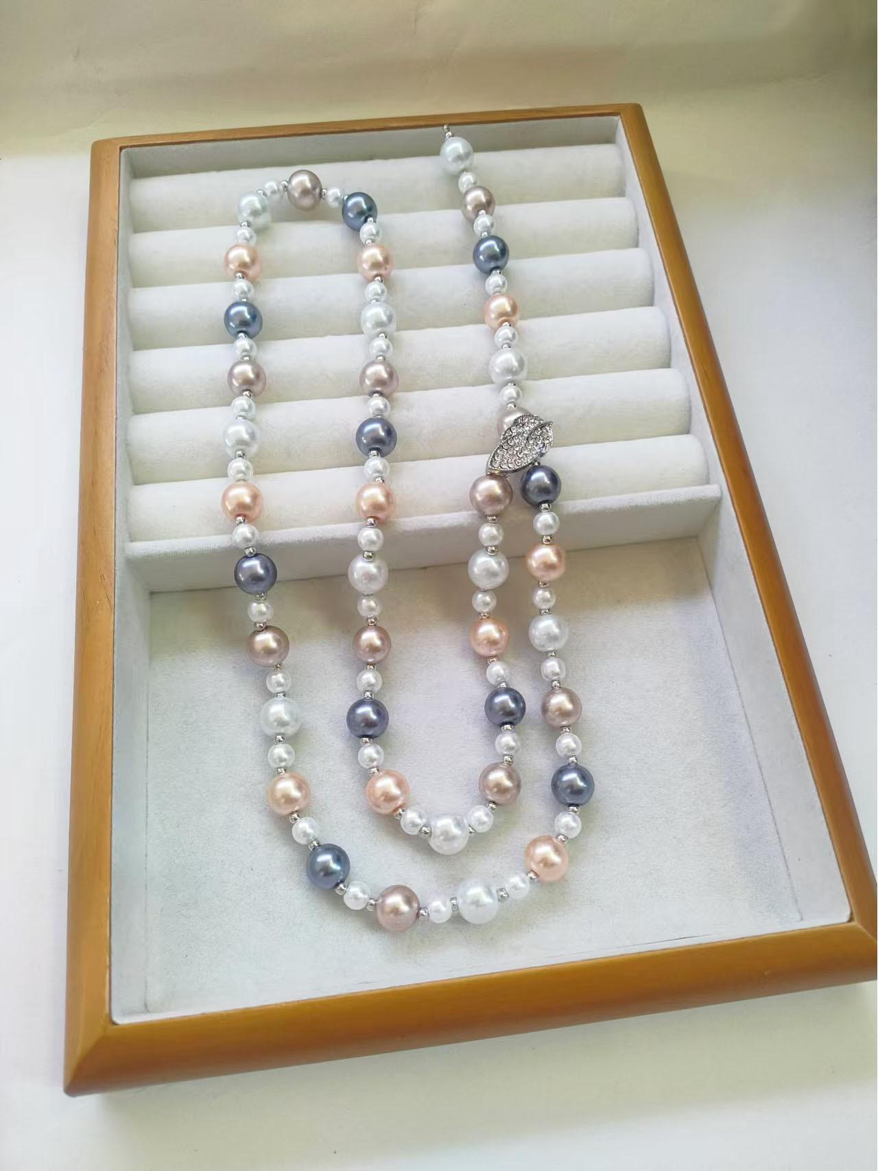 

Элегантное ожерелье-свитер с листом из стразов - Женский универсальный аксессуар для осени/зимы