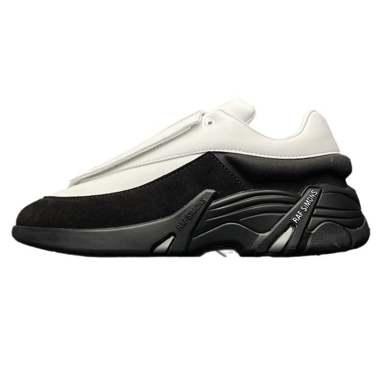RAF SIMONS Antei Low-Top Comfort Sneakers Men Women Chunky Platform Sole Full Leather Upper Sheepskin Lining