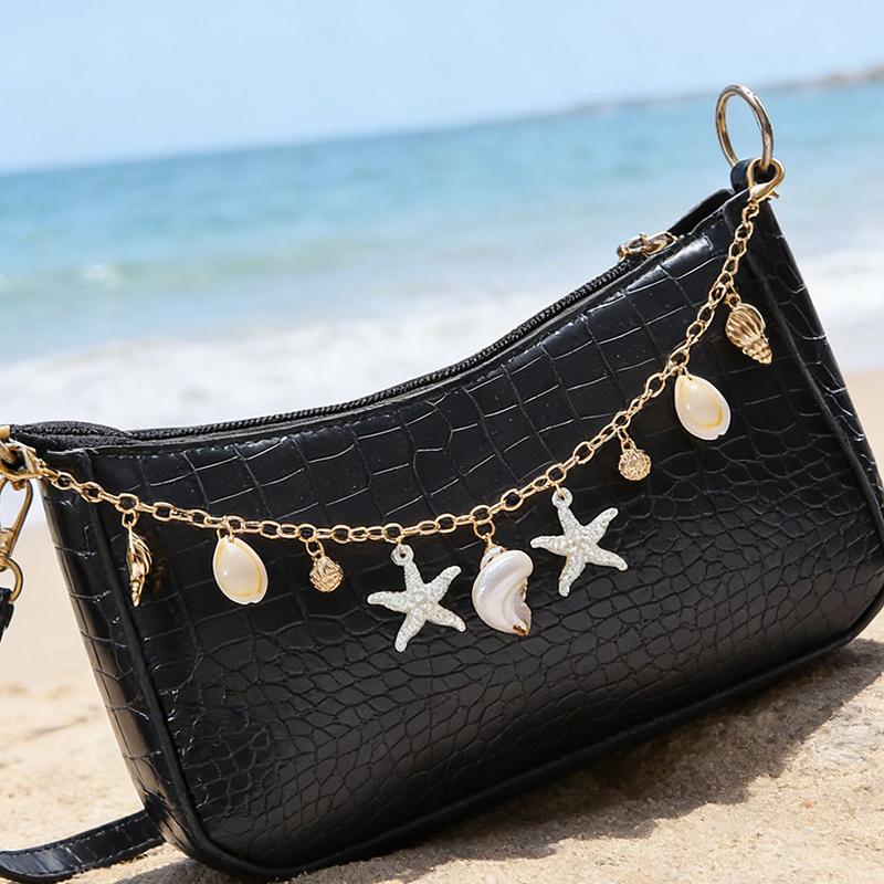 Yogodlns Bag Charms For Handbags Bohemian Shell Charm Pendant Bag Accessories For Women Ocean Making DIY Decoration