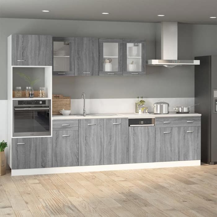 VidaXL Lower Drawer Cabinet "Lyon" Sonoma Grey 40 X 46 X 81.5 Cm Engineered Wood 815571