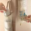 Bottom Open Hanging Storage Bag Multi-functional Large Capacity Wall Hanging Organizer Onion Ginger Garlic Garbage Storage Bags