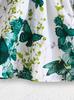 Baby Girls Floral Print Dress Casual Sleeveless Summer Princess Dress Cute Kids Clothing for Toddlers