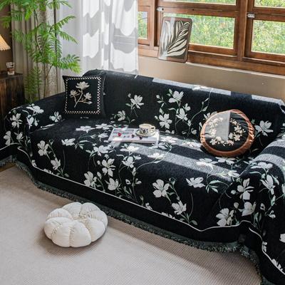 Retro Francuski Pokrowiec na Sofę Tkanina na Wszystkie Sezony Nowa Poduszka na Sofę Chenille Ręcznik na Sofę Pełny Pokrowiec