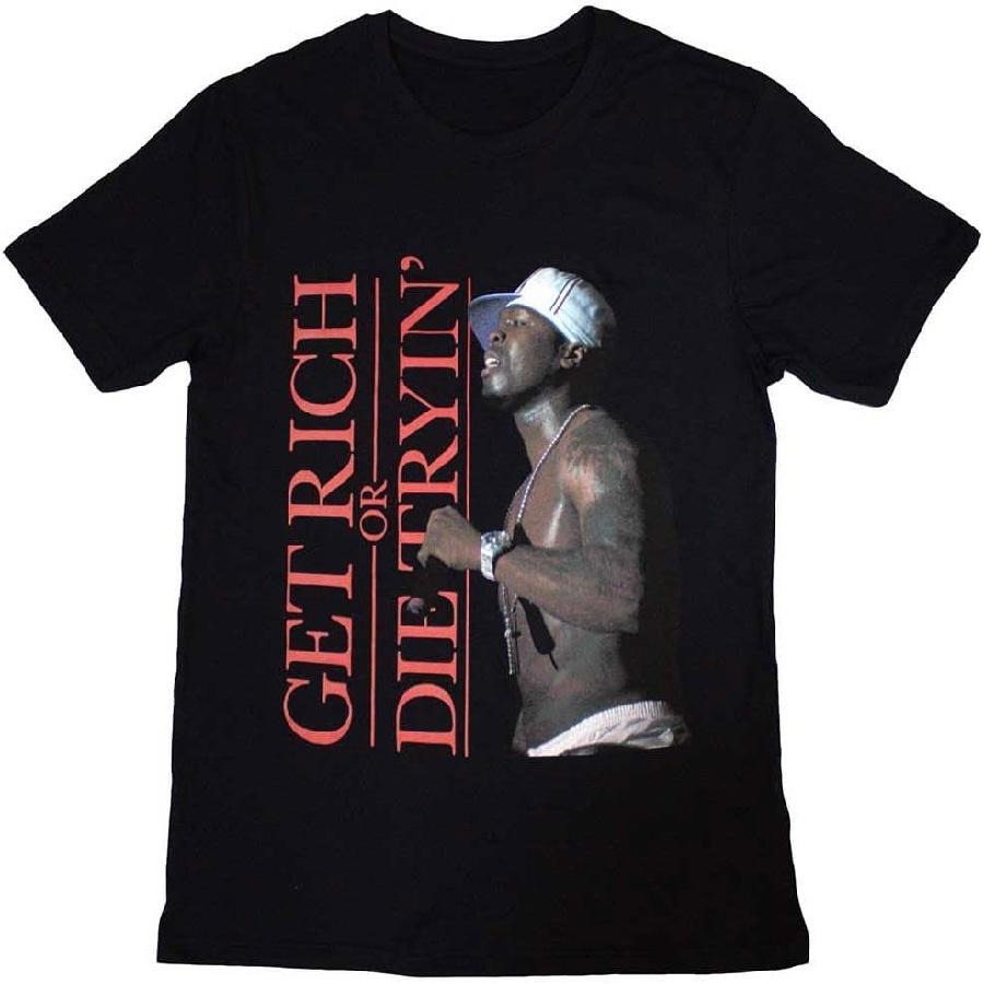 Футболка с логотипом 50 Cent Get Rich S