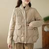 Short Down Jacket Winter Women's Clothing White Duck Down Coat