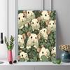 Hedgehog on grassland Pattern  3pcs 100% Round Full Drill 5D DIY Diamond Painting Embroidery Cross Stitch Rhinestone Décor