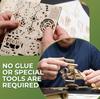 Ugears Wing Door Sports Coupe 70205 Wooden No Glue or Tools 3D Assembly Instructions Included Puzzle, Required, Puzzle,