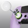 PlayVital Silicone Cover Case for PS5 Edge Soft Rubber Protective Skin with Thumb Grip Cap 3D Stud Edition Stud Edition Bright Non-Slip Controller, -