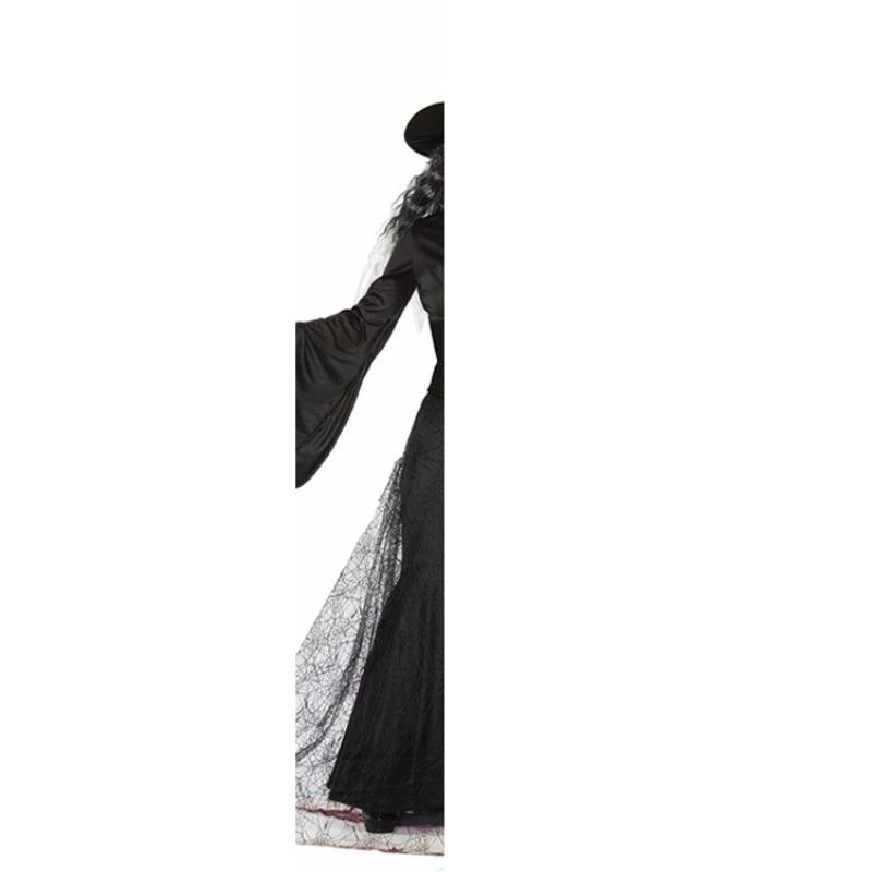 Cosplay Witch Costume, Halloween Black Veil Witch Costume, Day of the Dead Wicked Witch Uniform