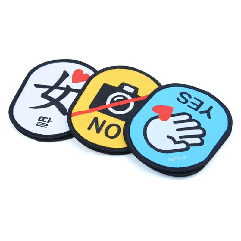 Outdoor Pet Dog Social Identity Stickers in Waterproof Fabric Essential for Dog Lover Belongings Showcases Your Careful