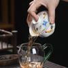 MULTIPOTENT Ming Chenghua Style White Porcelain Gaiwan Tea Bowl