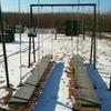 Double Wave Log Obstacle Course Training Equipment