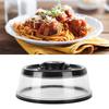 Vacuum Food    Cov  with FreshnessKeeping Film Food    Lid for Home Kitchen(Black )