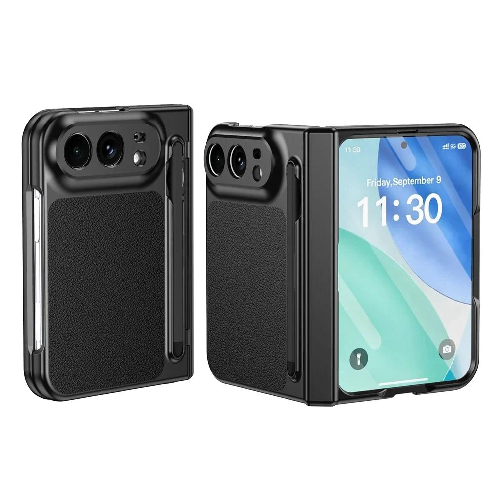 Špičkové Luxusní Lesklé Pokovené Pouzdro na Telefon s Drážkou pro Stylus pro IPhone Duo 5G 2026 Fólie na Displej Závěs Plná Ochrana Nárazuvzdorný Kryt
