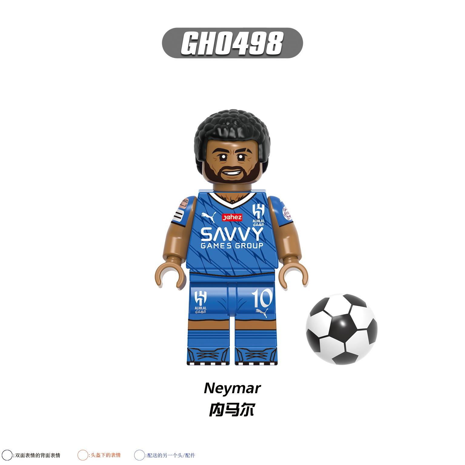 G0163 Wereldbeker Voetbal Sportster Trofee Bouwsteen Miniatuur Speelgoed Gh0495-0501