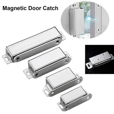 Magnetic Door Catch Strong Heavy Duty Cabinet Catches Cupboard Wardrobe Magnets Door Latch Catch Furniture Stopper Hardware