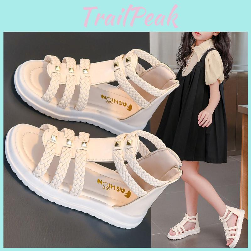 Summer Open New Fashion Toe Princess Shoes Soft Soled Childrens Shoes Roman Shoes Girls Sandals