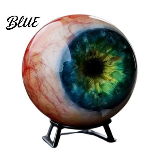 Sturdy Eyeball Sculpture Realistic Ornament Horror 3D Eye Gothic Scary Figurine Surrealistic for Haunted House Photo Booth Props Halloween Eve