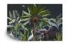 Photomural Animals Amidst Palm Trees And Plants Smooth Vinyl 368x280