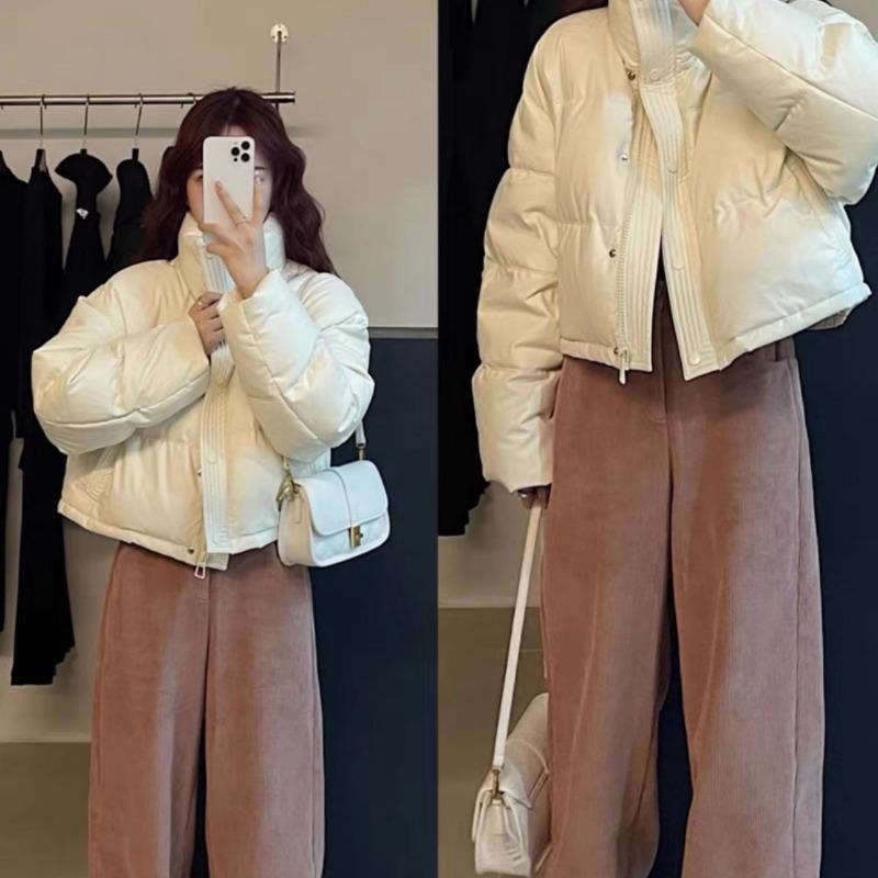 Cotton Clothes Women's Short Models, New Winter Thickened Stand-up Neck Bread Clothes, Small Kendou Jacket