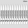 White Paint Pen For Rock Painting,Stone,Ceramic,Glass,Wood,Tire,Fabric,Metal,Canvas. Set Of 3/6/12 Acrylic Paint White Marker