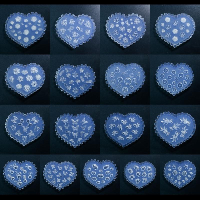 Stampi in Silicone per Nail Art per Feste e Manicure da Salone, Stampo per Creazione Gioielli, Stencil per Unghie Goffrati per Donne