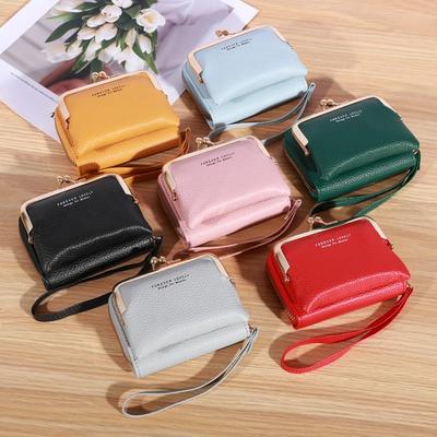PU Women's Wallet Coin Wallet Brand Designer Women's Leather Mini Women's Wallet Coin Pocket Multi-card Coin Purse