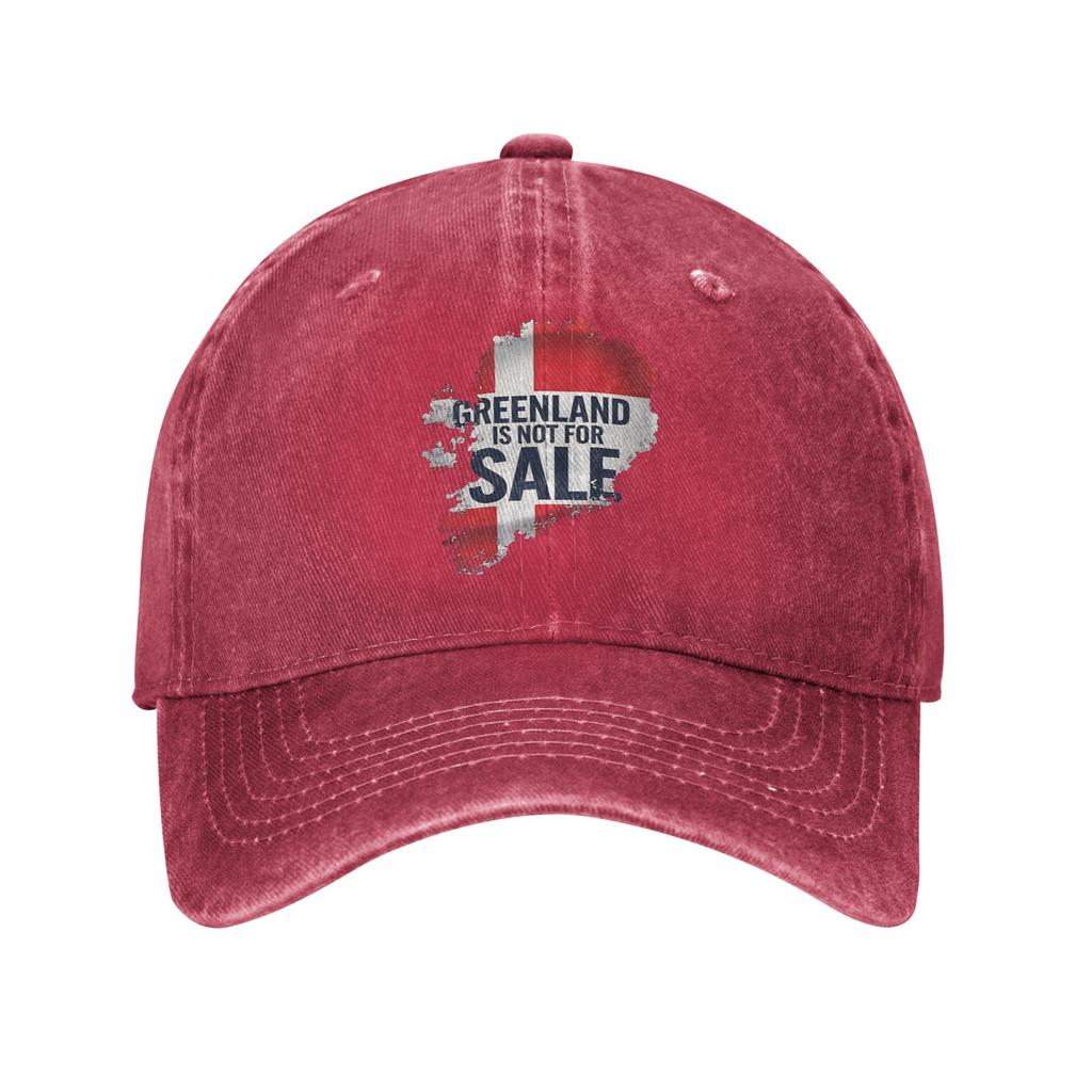 Greenland Is Not For Sale  Casual Baseball Cap  Outdoor Sport Hip Hop Hats Spring Sunscreen Unisex Women Fitted Retro Baseball Caps