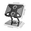 Heavy Base Rotating Computer Stand For Desk Featuring Slip proof Pad And Universal 17.3Inch Device Compatibility
