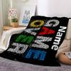 Custom Name Game Controller Theme Printed Blanket - Perfect for Couch, Bed, Travel & Outdoor Use | Machine Washable, Cozy & Durable.
