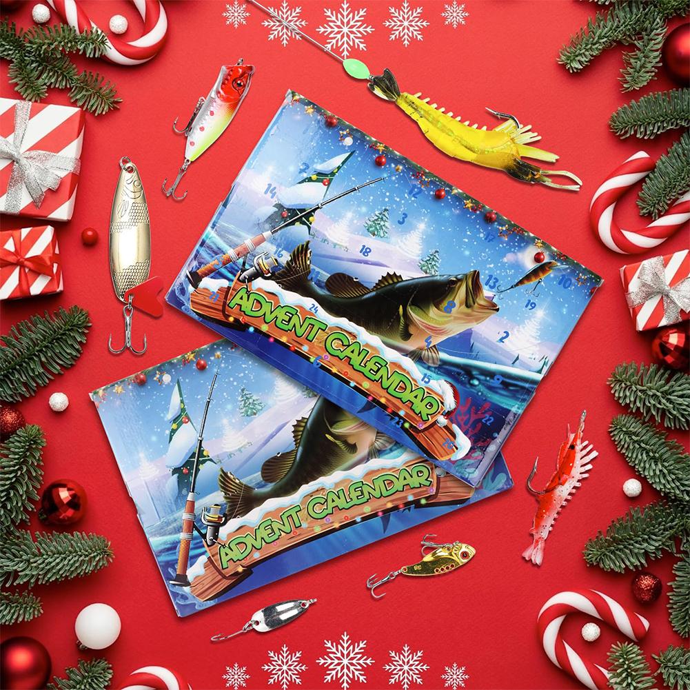 Countdown To Christmas 2024 With Fishing Lure Advent Calendar Surprise Set