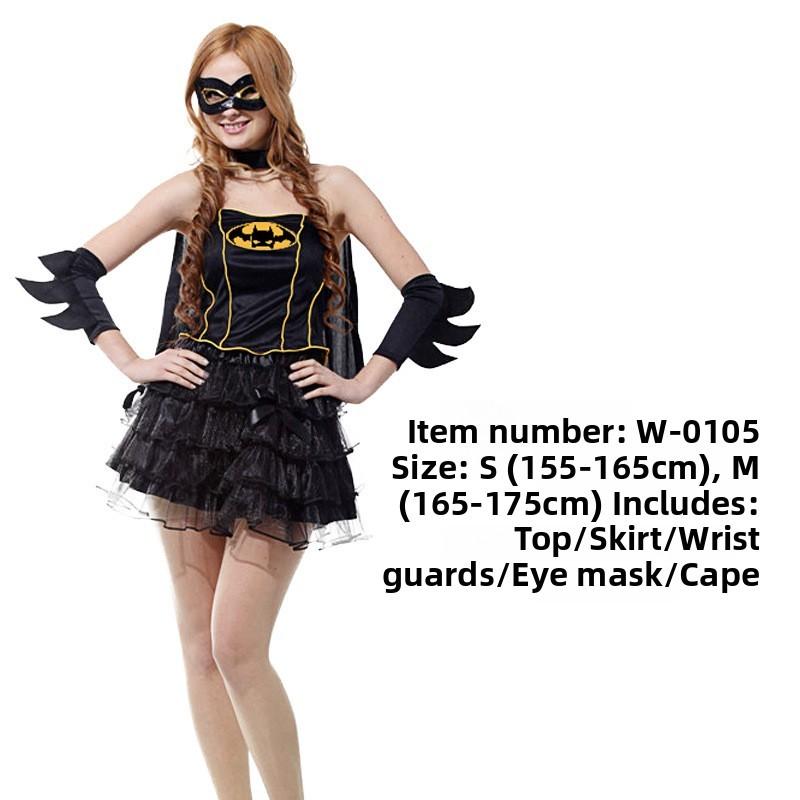 Superhero Batman Costume Set With Flat Fabric For Kids And Adults Halloween Party Play