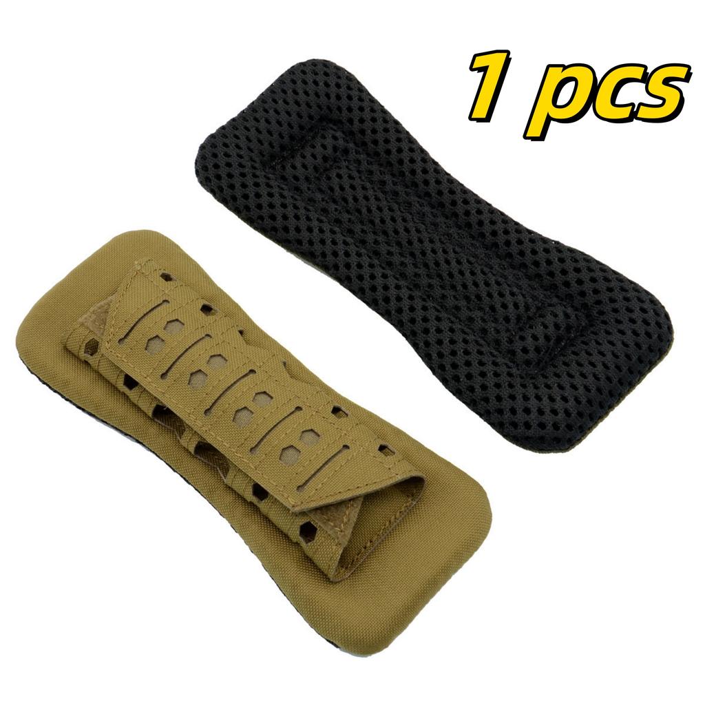 Laser Cutting Vest Shoulder Strap Pads Outdoor Backpack Breathable Mesh Cushion Shoulder Pad For Hunting Vest