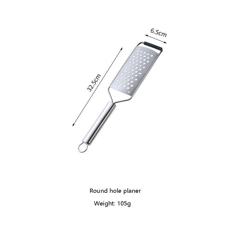 Multi-purpose Food Grater with Handle, Cheese Graters for Kitchen, Slicer for Vegetable Fruit and Chocolate, 304 Stainless Steel