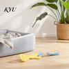 Interactive Knot Pulling Toys Spatula Shaped Dog Chew Toy with Braided Fabric Rope, Puppy Teething Rope for Medium Dogs Toy, Pet Molar Small