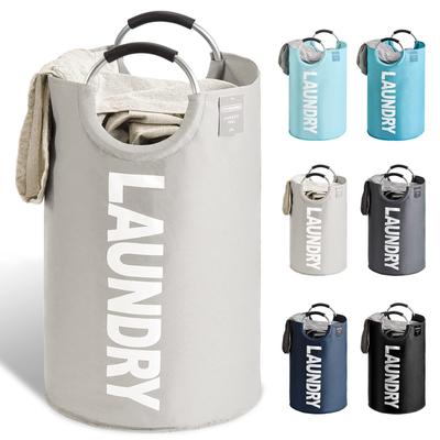 YOUDENOVA Laundry Basket, Large Capacity 82L, 85% Waterproof, Foldable, Water-Repellent, 15kg Weight Capacity, with Handle, Laundry Bag, Clothes Stora