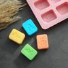 Spot Thirteen Dice Mahjong Tiles, Drop Gum Chocolate Mold, Baking Silicone Mold, Cake Mold, Ice Lattice