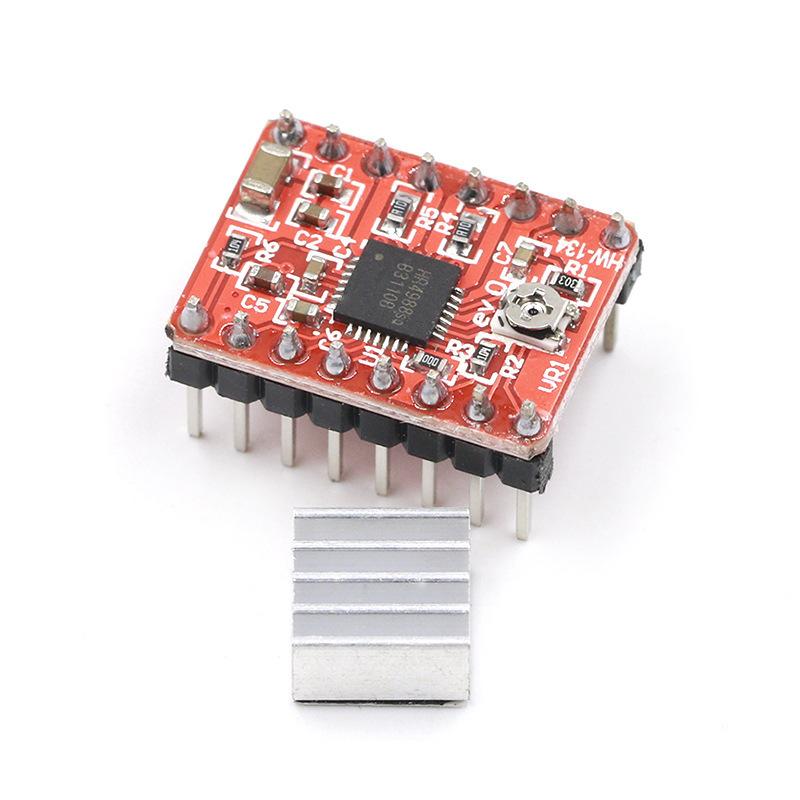 3D Printer Parts Stepstick A4988 Drv8825 Stepper Motor Driver With Heat Sink Carrier Diy Machine Control