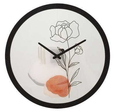 Wall Clock Flower -A- Ø 40X3.5 Cm
