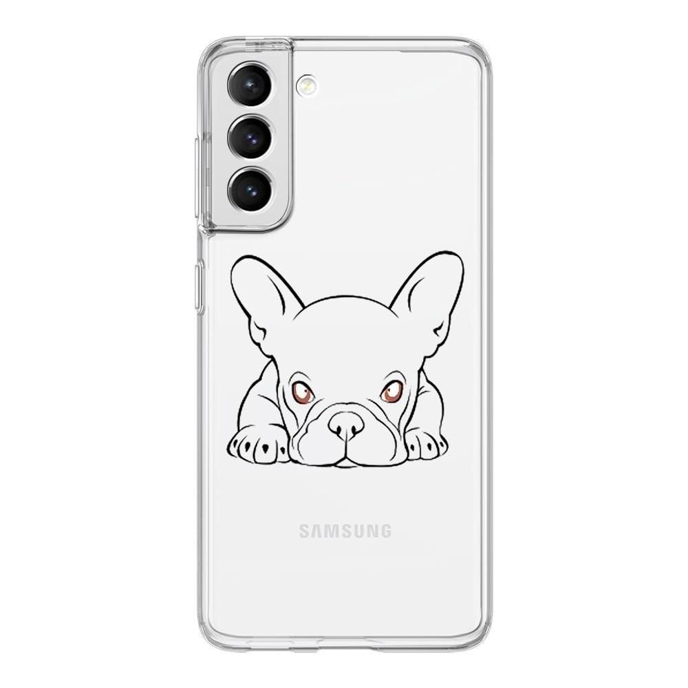French Bulldog Phone Case For Samsung Galaxy S23 S22 Ultra S20 S21 FE 5G S10 S10E S9 S8 Plus 4G Soft Silicone Clear Cover Couqe