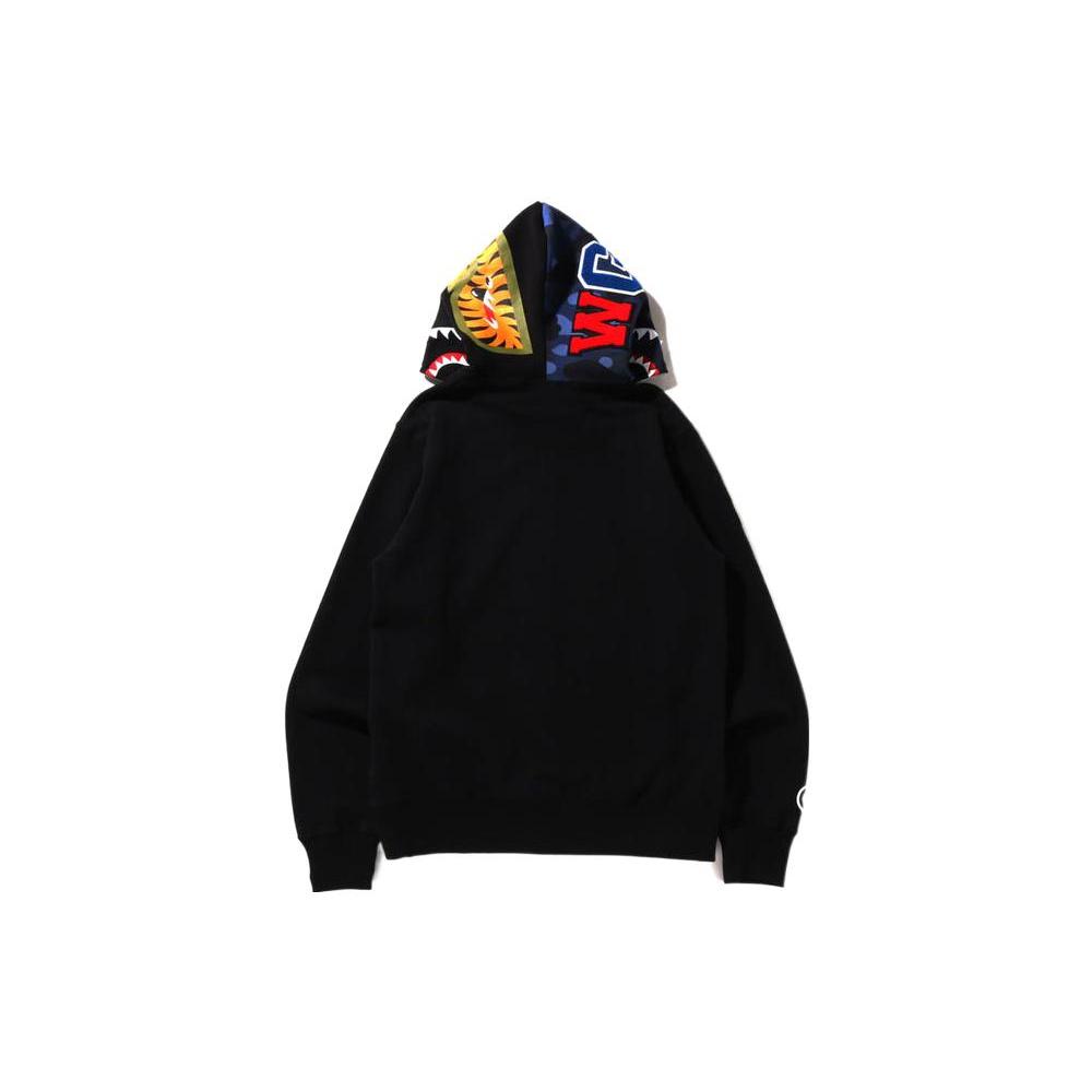 A BATHING APE Shark SS22 Color Camo Shark Full Zip Hoodie Sweatshirt Men's 1I30-115-023