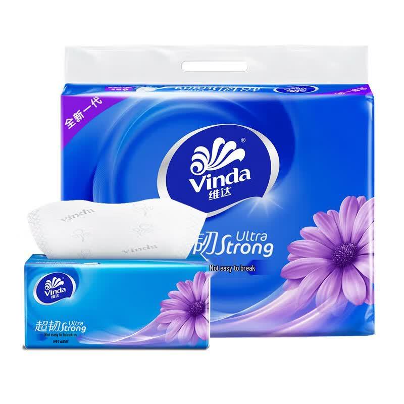Vinda 3-Ply Soft Pack Facial Tissues