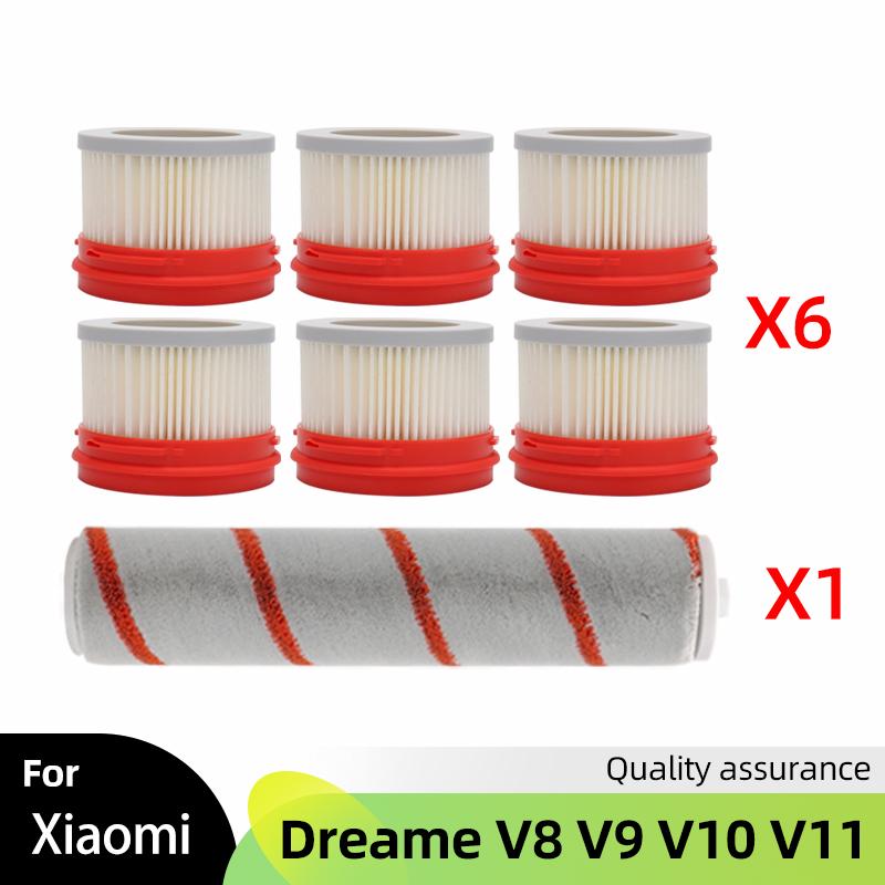 Main Brush HEPA Filter For Xiaomi Dreame V8 V9 V9B V9P XR V10 V11 Wireless Handheld Vacuum Cleaner Accessories