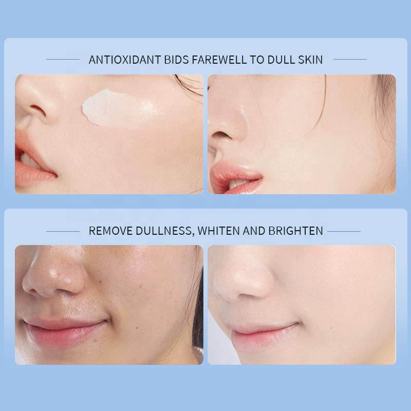 Wybielający krem BB Krem tonujący Wegański Premium Z niacynamidem Wybielający Blask skóry Tonujący cerę Nawilżający Makijaż Krem CC